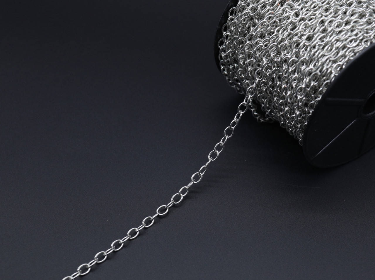 

Цепочка для брелоков. Качество. Серебро. 3мм