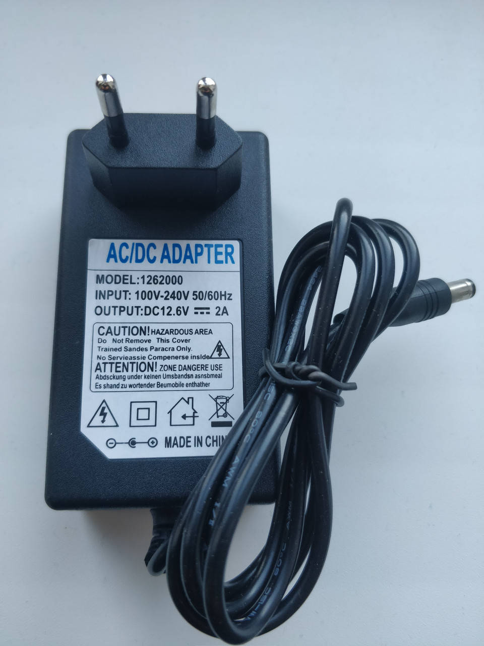 

Блок питания, зарядка 3S li-ion DC 12.6V 2А CC/CV