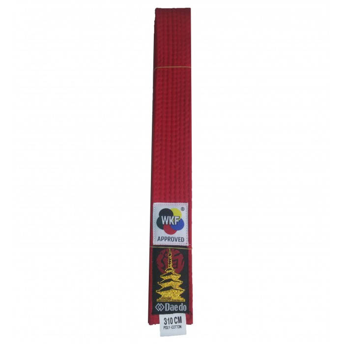 

Пояс для кимоно Daedo WKF красный 285