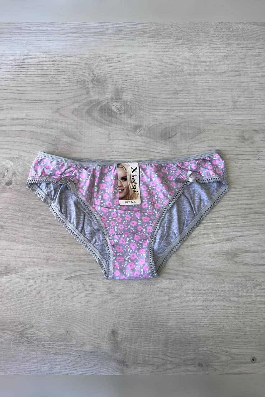 

Трусы женские норма серые XinHiSni 144344M