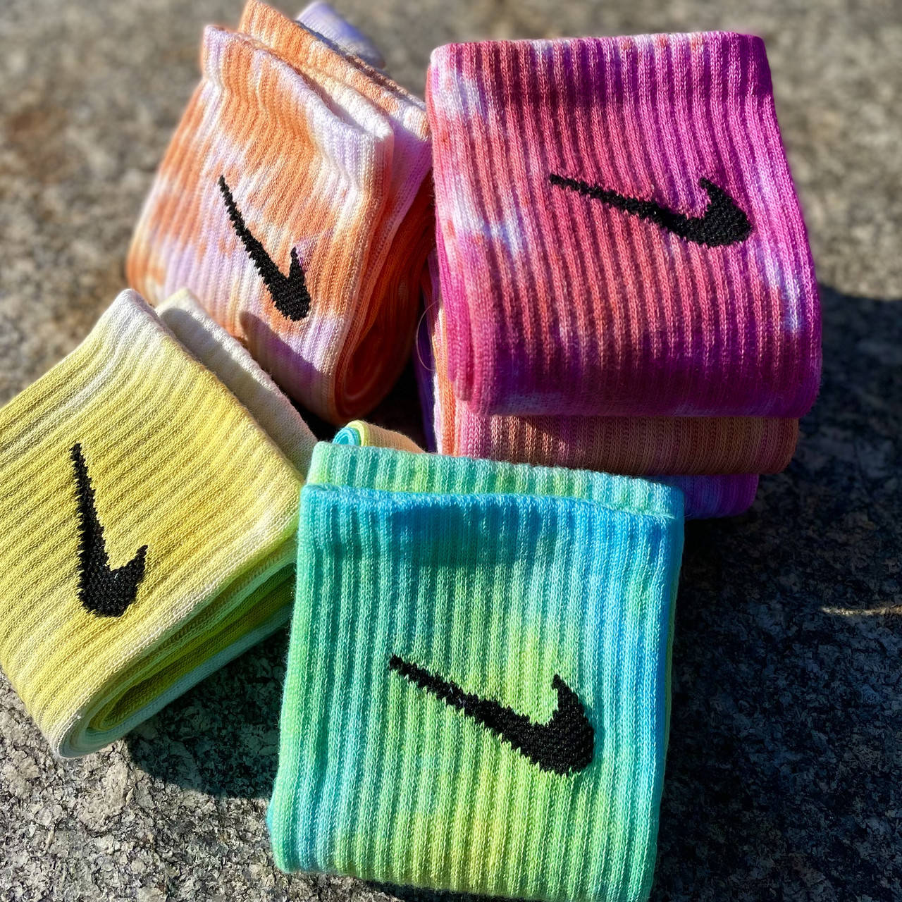 

Высокие носки nike tie-dye, puma,adidas,reebok