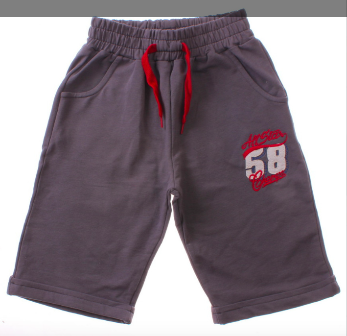 

Стильные темно серые летние шорты для мальчика, размеры 134,140,146,152, Темно-серый