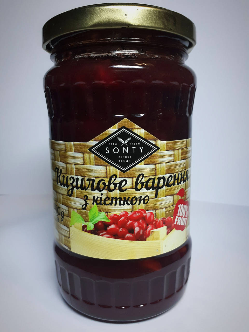

Кизилове варення з кісткою 400Г