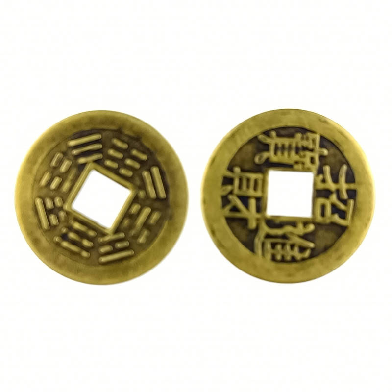 

Монета китайская 1 шт 2,2 см желтая (C4087)