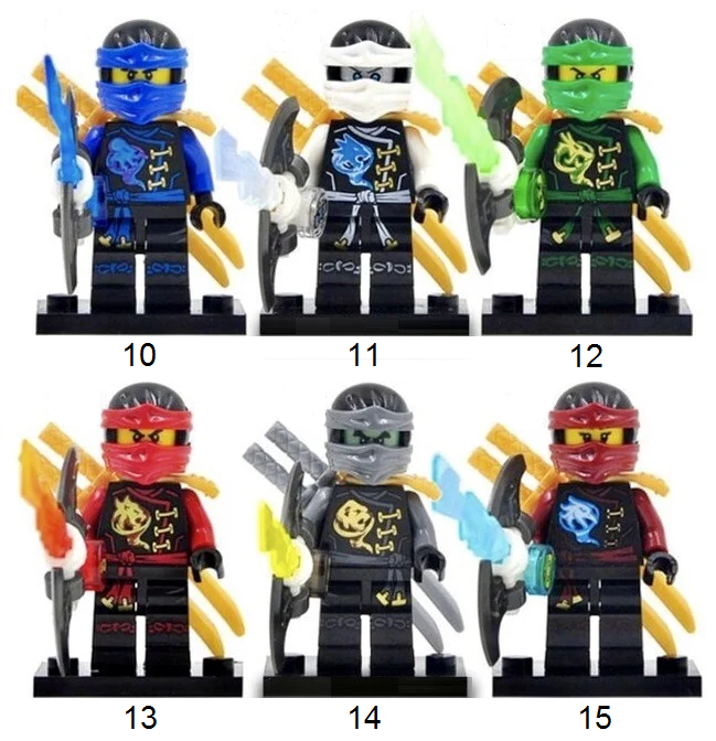 

Новые Минифигурки ниндзяго ninjago Лего Lego Гармадон брелок фигурки дяпчики кай зейн ллойд Ниа Коул