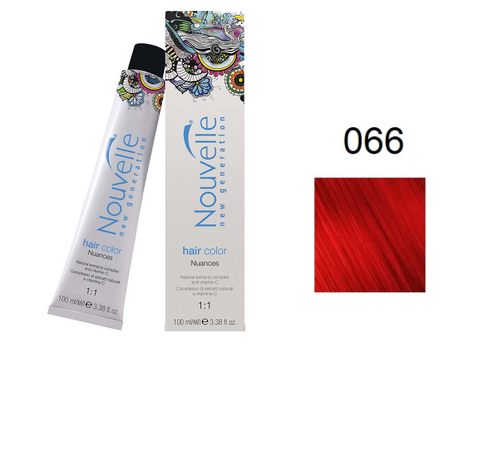 

Краска для волос Nouvelle Hair Color 066 красный 100 мл