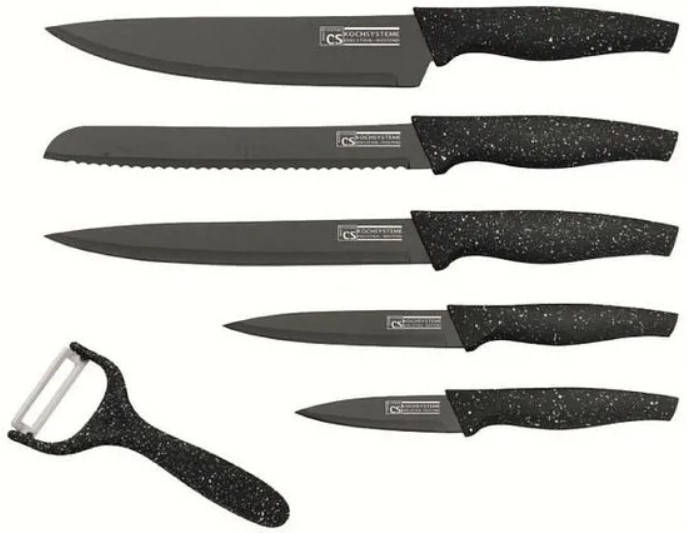

Набор кухонных ножей knife 6 in 1 | Ножи для кухни