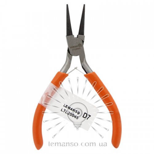 

Круглогубцы LEMANSO 5" LTL20045 оранжевые