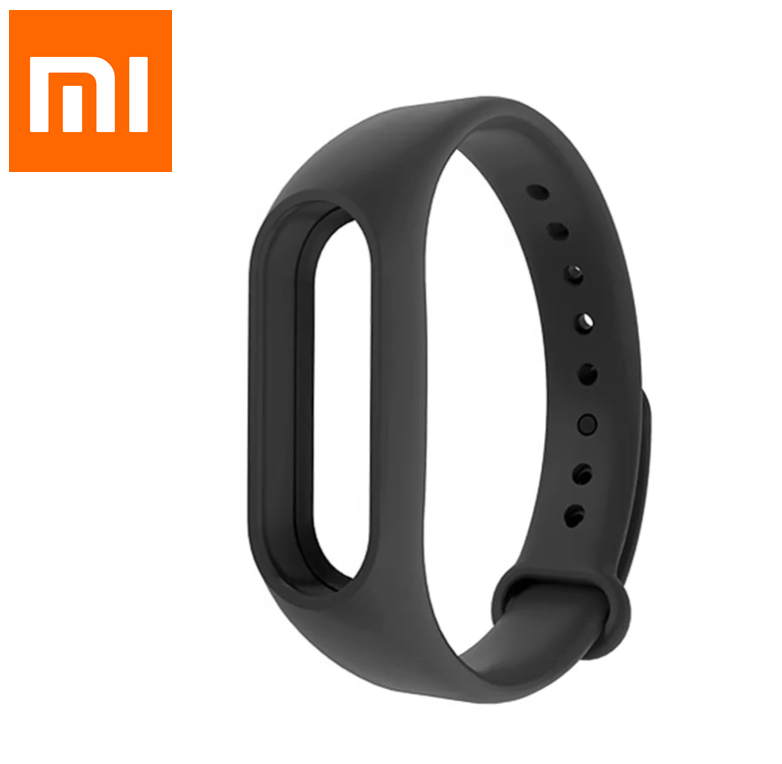 

Силиконовый ремешок для фитнес браслета трекера Xiaomi Mi Band M2 Черный