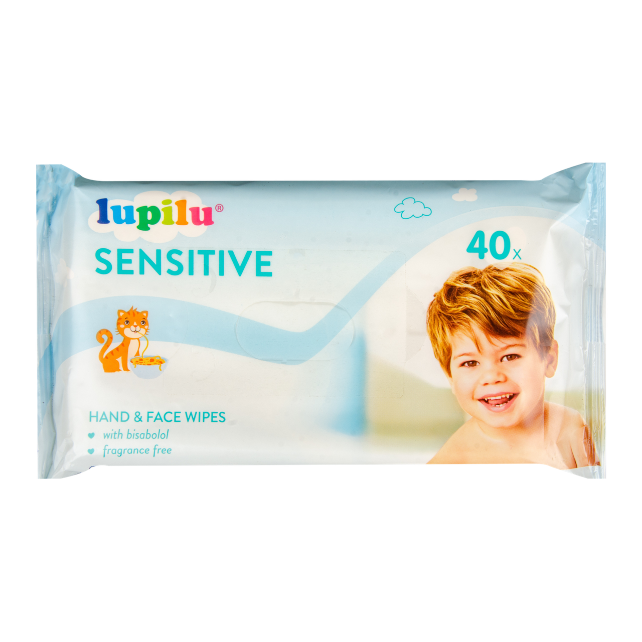 

Детские влажные салфетки Lupilu Sensitive 40 шт