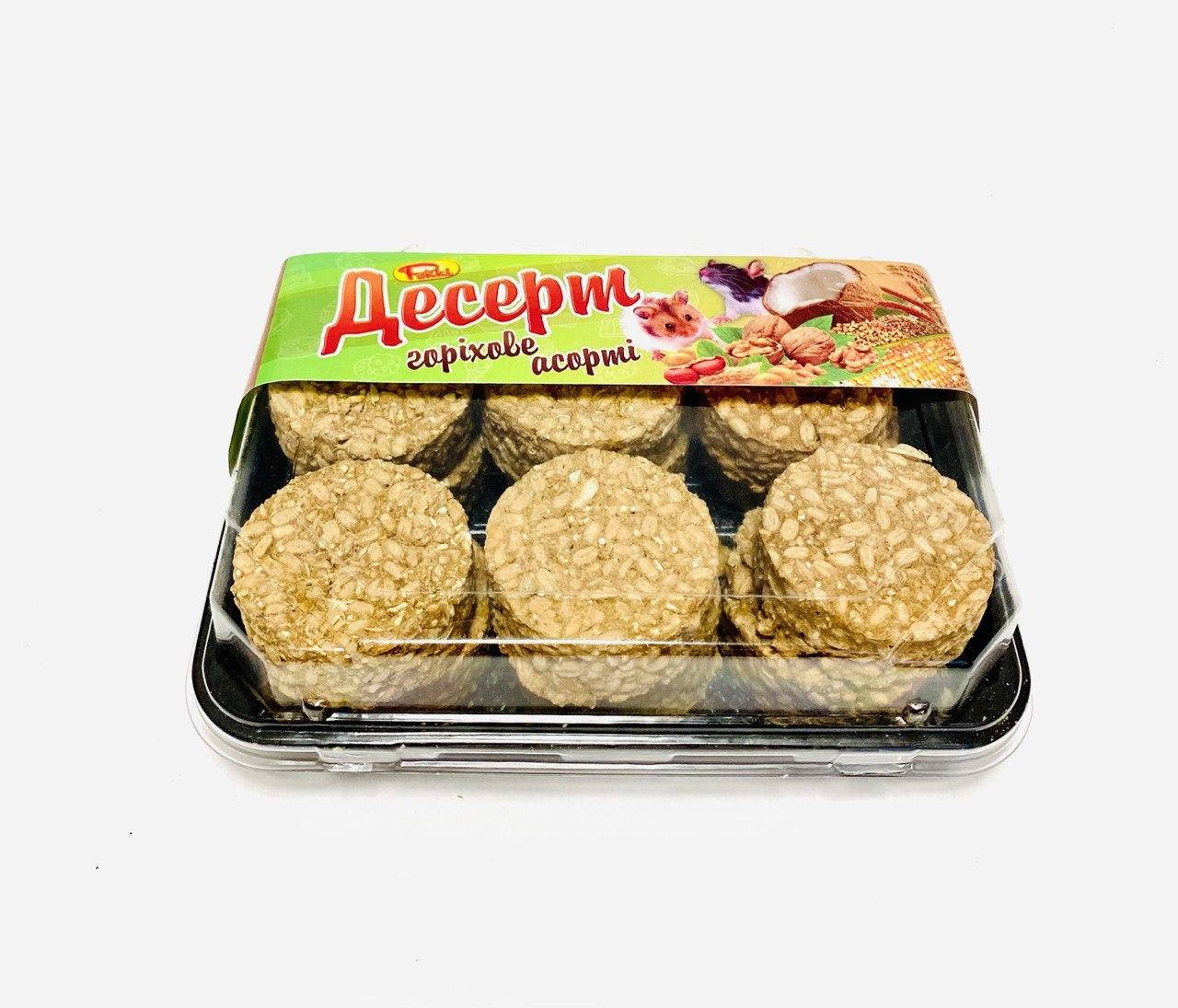 

Лакомства для грызунов Десерт для грызунов Рокки ореховый (12 шт)