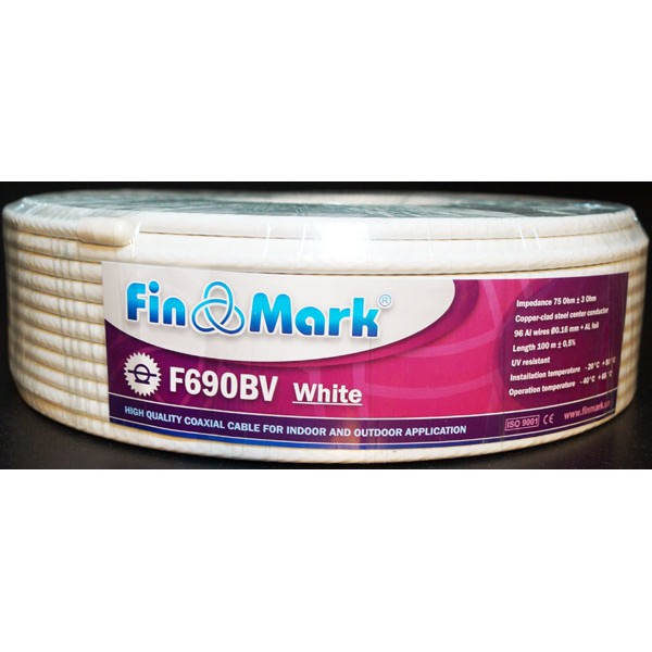 

Коаксиальный кабель FinMark F690BV White (100 м.)(Акция)