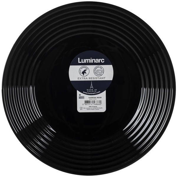 

Harena Black Тарелка обеденная 25 см Luminarc L7611, Черный