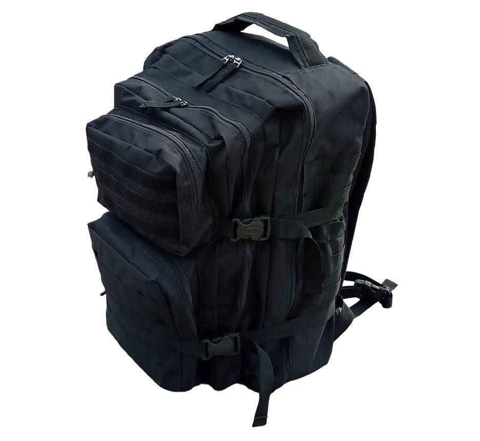 

Рюкзак тактический штурмовой 50 л черный с MOLLE