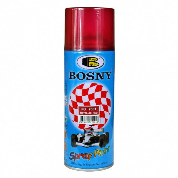 

Краска металлик красный 400ml "Bosny" №2601