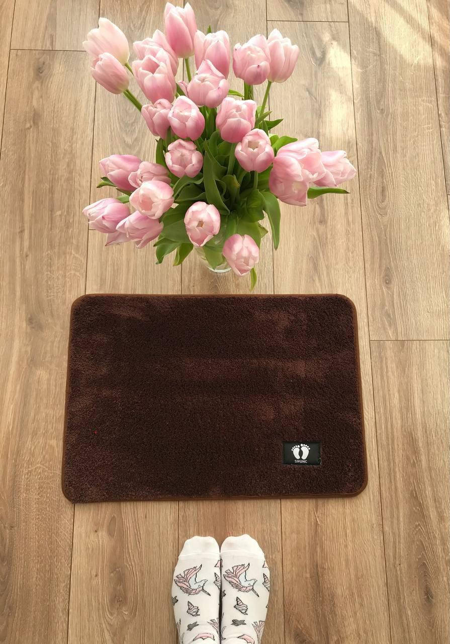 

Коврик "Стопа" коричневый 60х40, Разные цвета