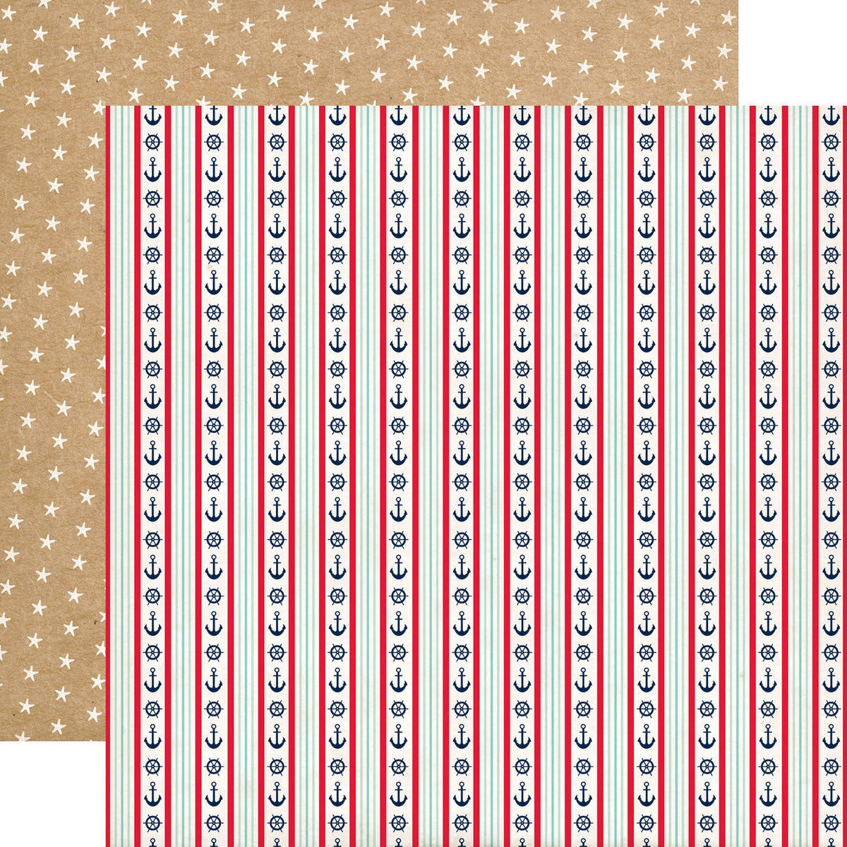 

Папір - Carta Bella - Ahoy There - Full Steam Ahead - 30х30