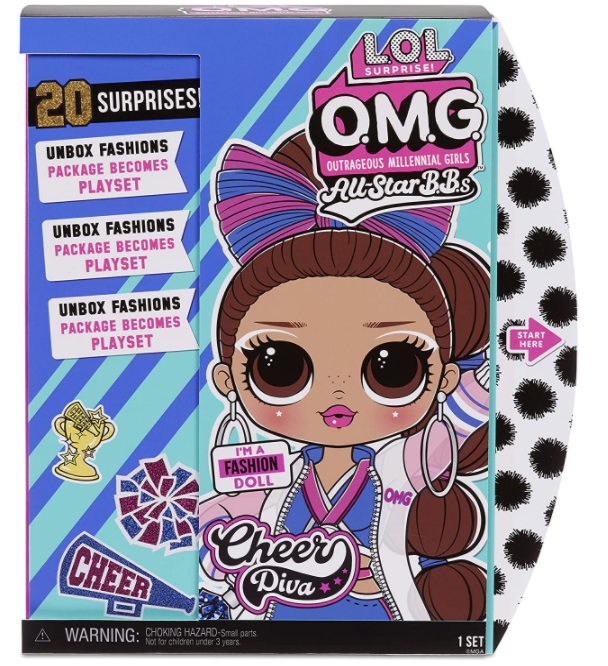 

Кукла Лол Спорт Леди Чирлидер. LOL Surprise OMG Sports Cheer Diva Competitive Cheerleading Fashion Doll