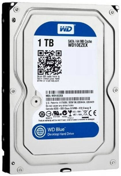 

Жорсткий диск WD Caviar Blue 1 TB 7200 rpm 64 MB 3.5" SATA III (WD10EZEX)