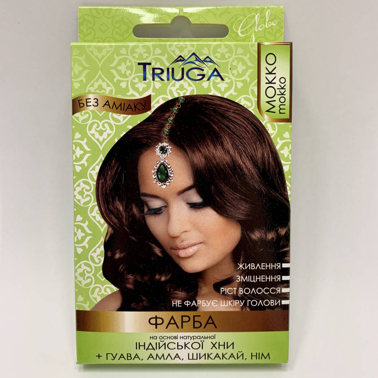 

Природная краска для волос на основе хны TRIUGA, цвет мокко, 25 г