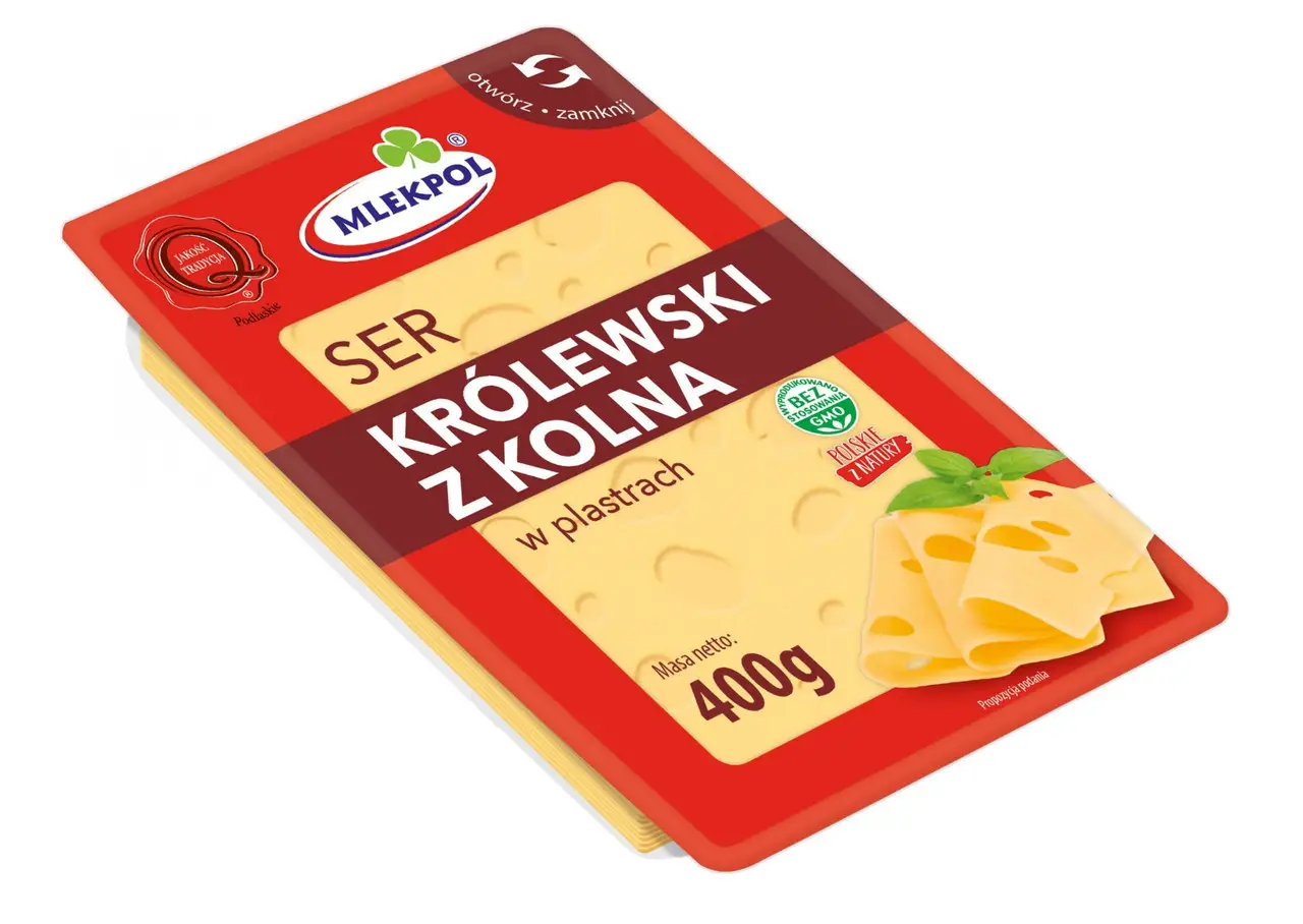 

Сыр королевский нарезной 400 гр / Ser Krolewski z Kolna