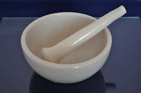 

Ступка 130 мм с носиком и пестом