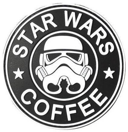 

Патч ПХВ на липучке Star wars - coffee