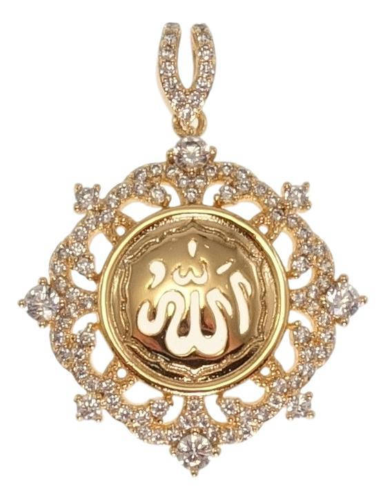 

Кулон Xuping Позолота 18K "Изящная подвеска с цирконием и надписью Аллах"
