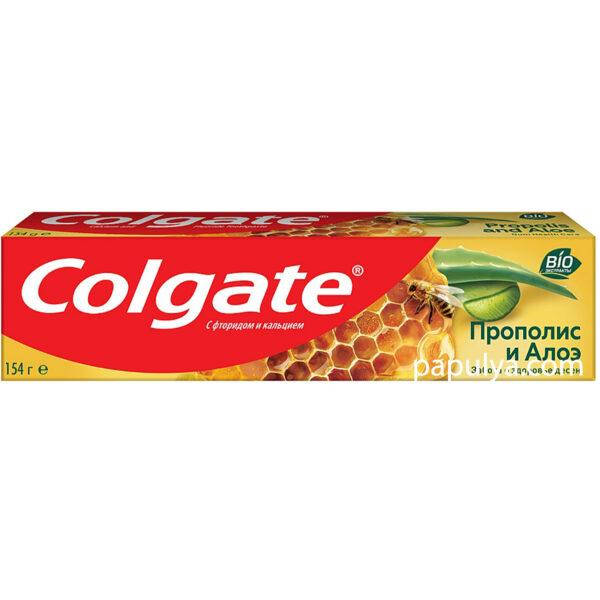 

Зубная паста Colgate Прополис и Алое Отбеливающая, с фторидом и кальцием, 100 мл
