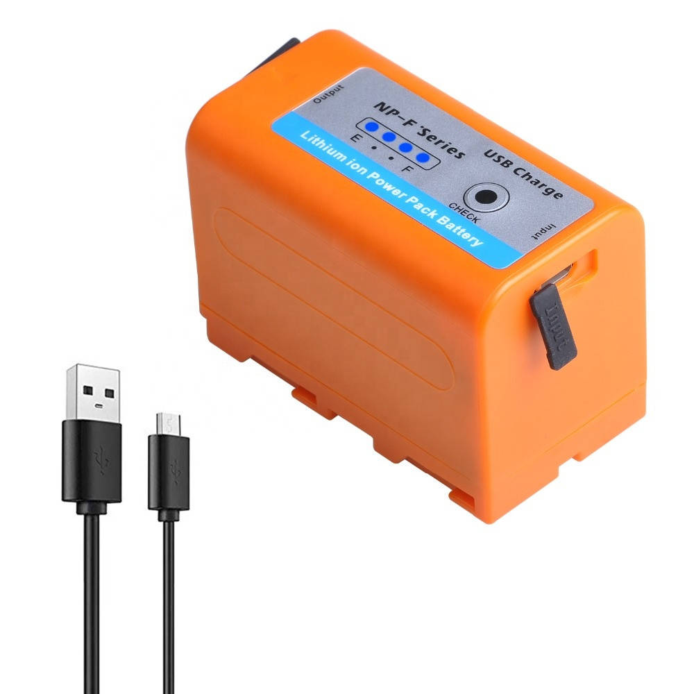 

Аккумулятор батарея DuraPro с USB зарядкой для SONY NP-F750 NP-F770 для фото видео накамерного свет, 5200 мАч