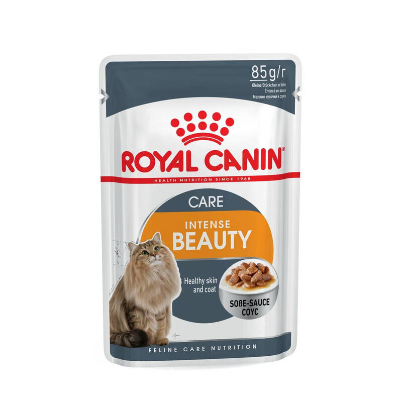 

Влажный корм для котов Royal Canin Intense Beauty Care Sauce 85 г Акция