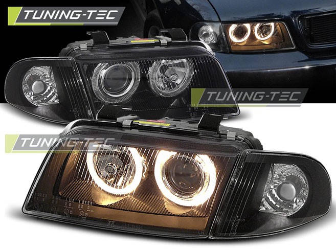 

Передние фары для Audi A4 B5 (1994-1998) тюнинг тёмные