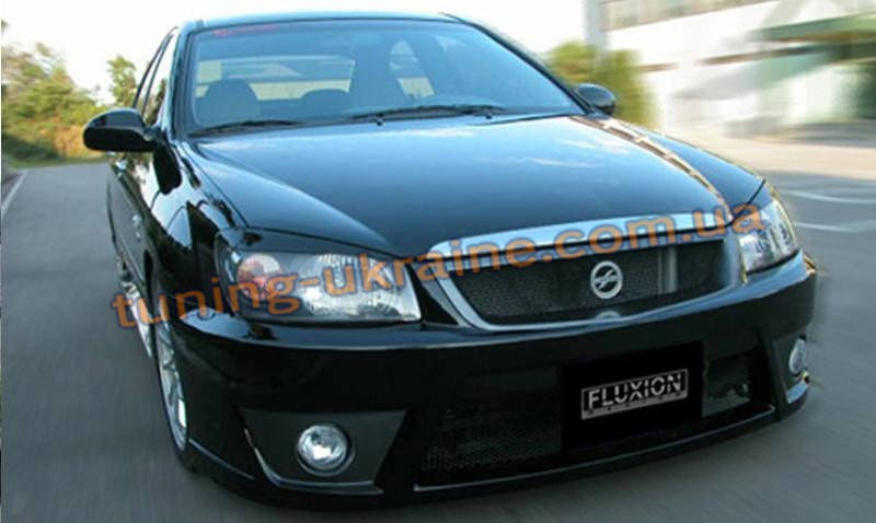 

Реснички на фары для Kia Cerato 1 2004-2009 седан, Черный