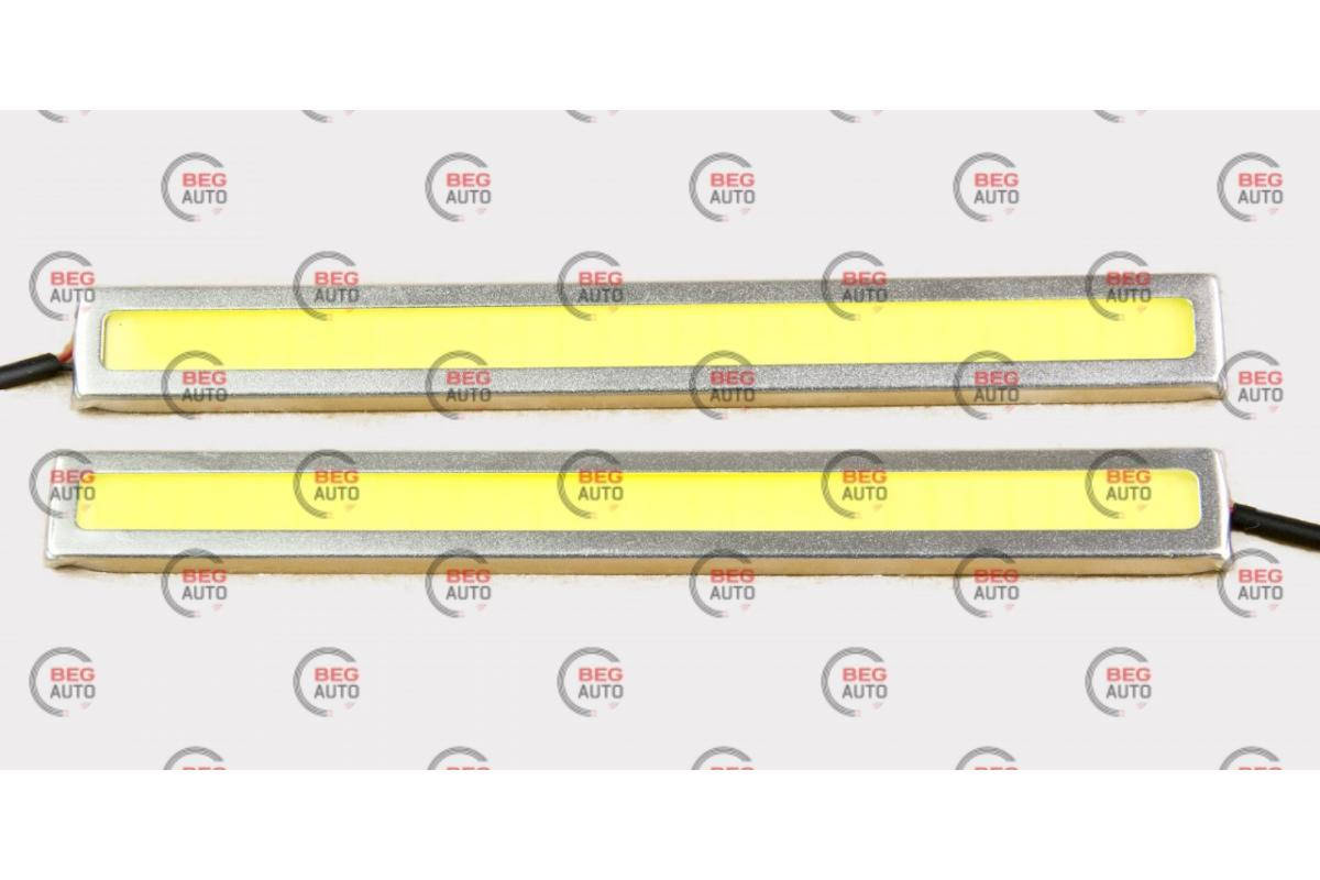 

Ходовые огни 12V DRL COB 140х15мм WHITE, Белый