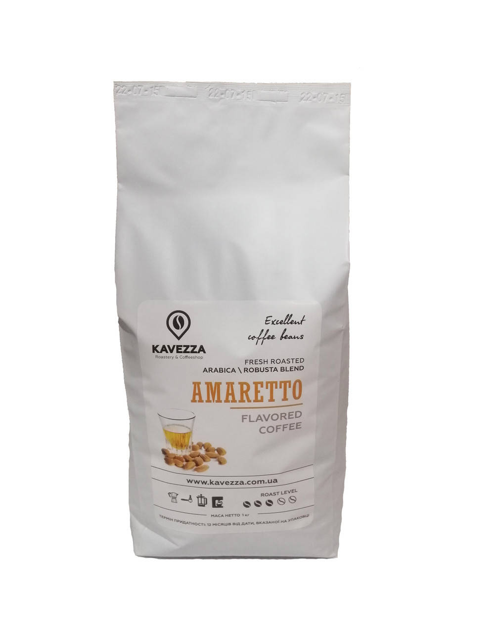 

Кава в зернах ароматизована "Амаретто"(Amaretto), 1 кг