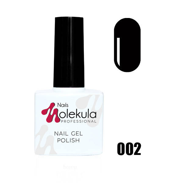 

Гель-лак Nails Molekula Gel Polish №002 чорний, 11ml