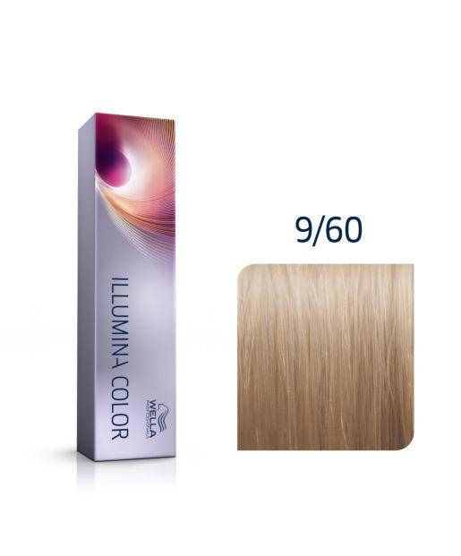 

Краска для волос Wella Professionals Illumina Color 9/60 - Очень светлый блонд фиолетовый натуральный
