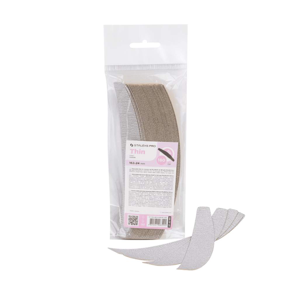 

СМЕННЫЕ ФАЙЛЫ ДЛЯ ПИЛКИ ПОЛУМЕСЯЦ 180 ГРИТ STALEKS PRO SMART 42 50 ШТ