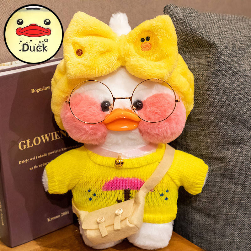 

Утка Лалафанфан ОРИГИНАЛ - Lalafanfan Уточка Мягкая игрушка Cafe mimi duck