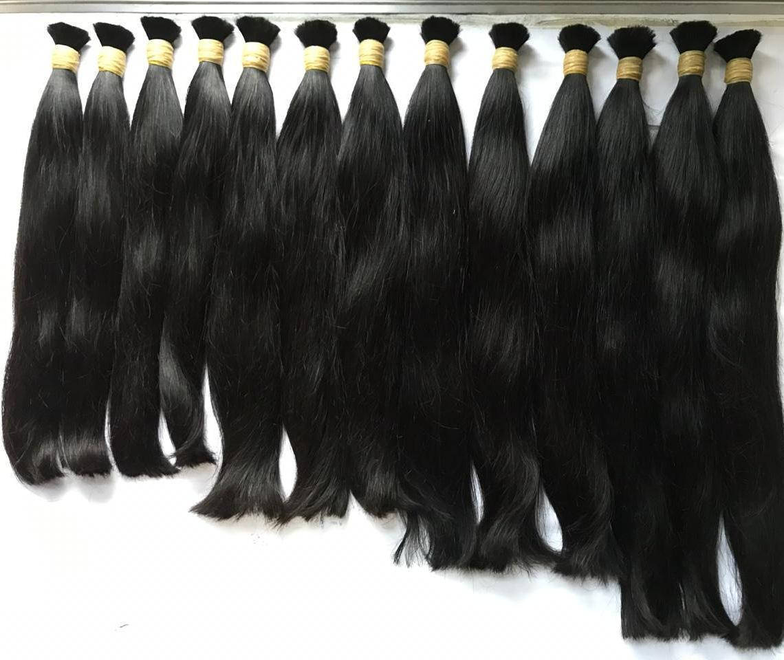 

75 грамм Густые концы 60см. Натуральные волосы для наращивания. Тёмные/Чёрные