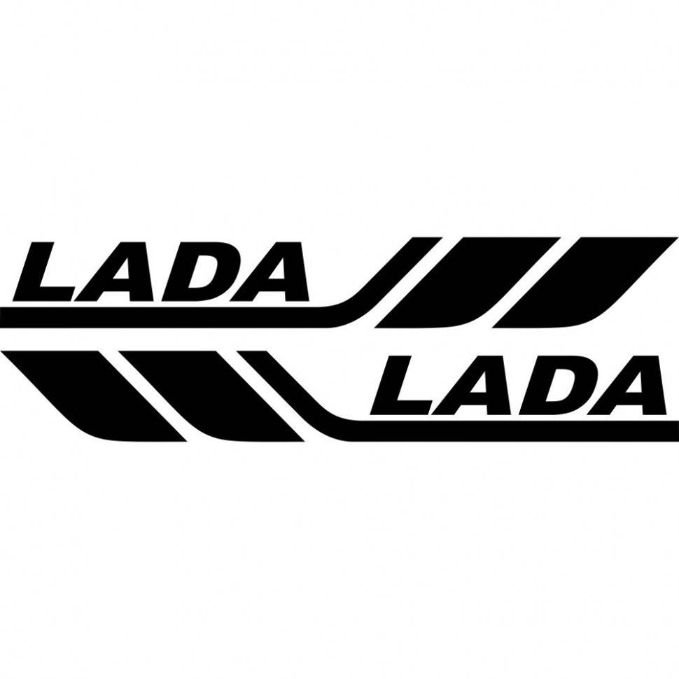 

Набор виниловых наклеек на борт автомобиля - Lada (2 шт) v2