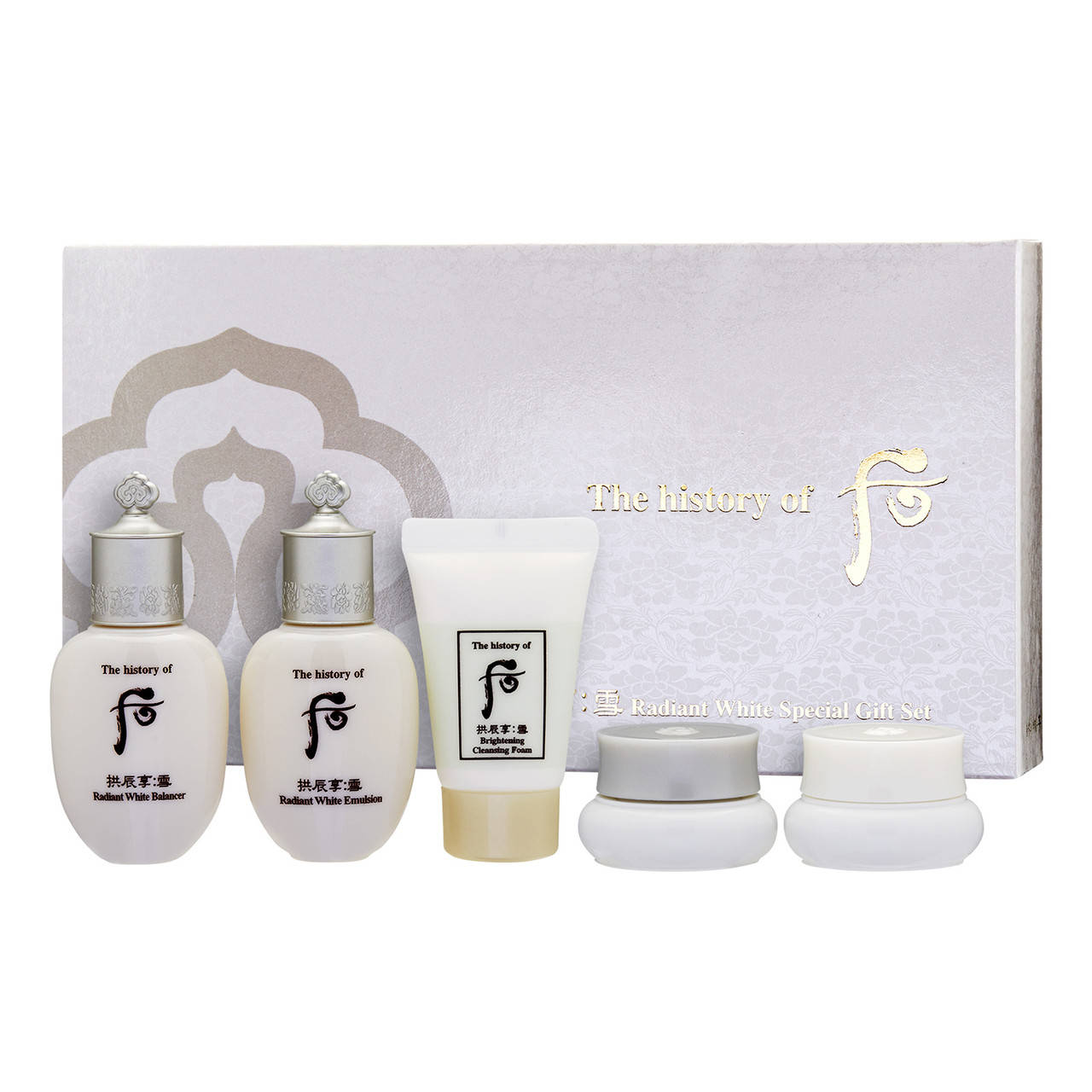 

Набор осветляющих миниатюр THE HISTORY OF WHOO Gongjinhyang Seol Radiant White Special Gift 5 Set(61ml)