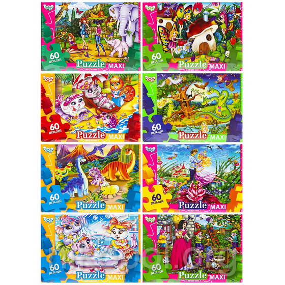 

Пазл из 60 крупных деталей Danko Toys Макси Mx60, 330х230мм