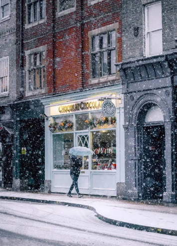 

Фото открытка "Зима в городе"