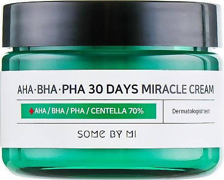 

Восстанавливающий крем с кислотами Somebymi AHA.BHA.PHA 30 Days Miracle Cream 60 мл