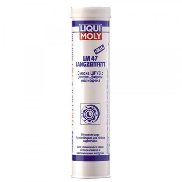 

Смазка для ШРУС Liqui Moly LM 47 Langzeitfett + MoS2 400мл (7574)