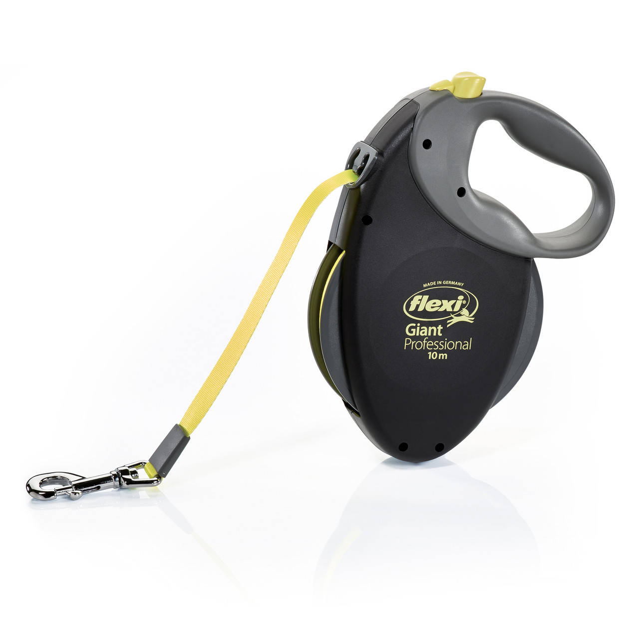 

Поводок-рулетка Flexi Giant Professional (10м; лента; до 50кг) черно-желтый