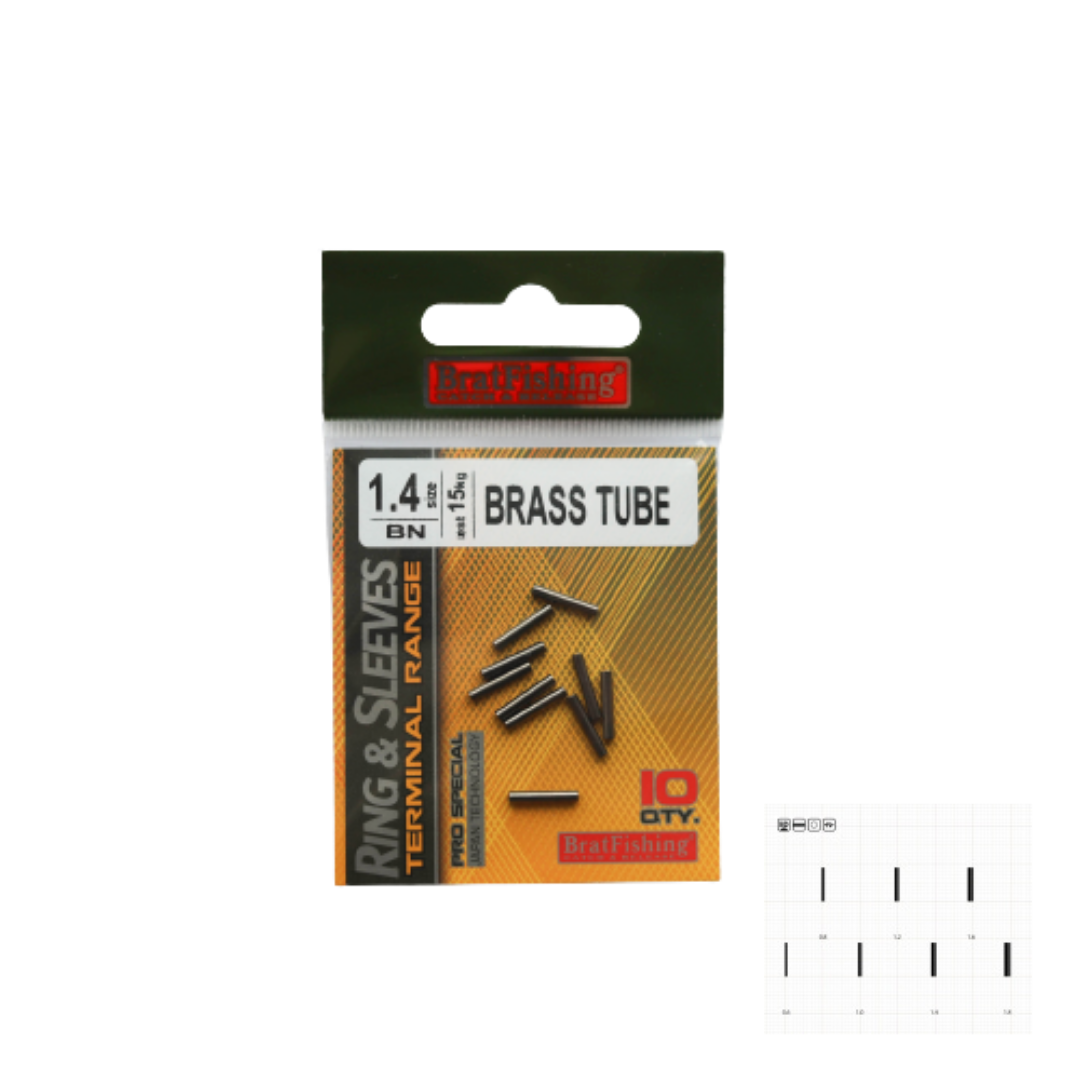 

Обтискувальні трубочки BratFishing BRASS TUBE №1.0 (10шт в уп)