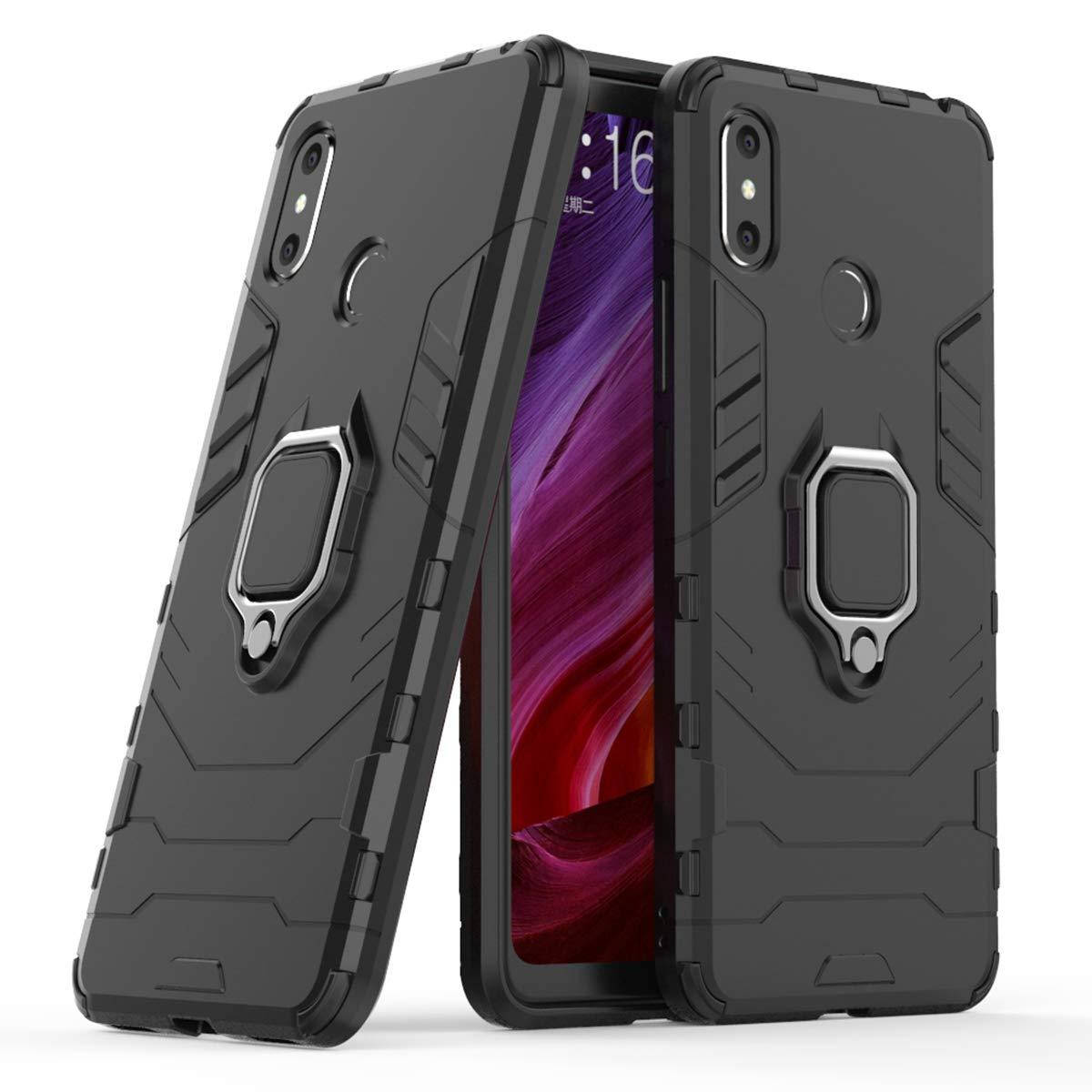 

Чехол Iron Ring для Xiaomi Mi Max 3 бронированный бампер Броня Black