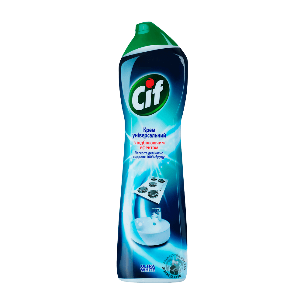 

Чистящее средство для плит Cif Ultra white крем 500 мл